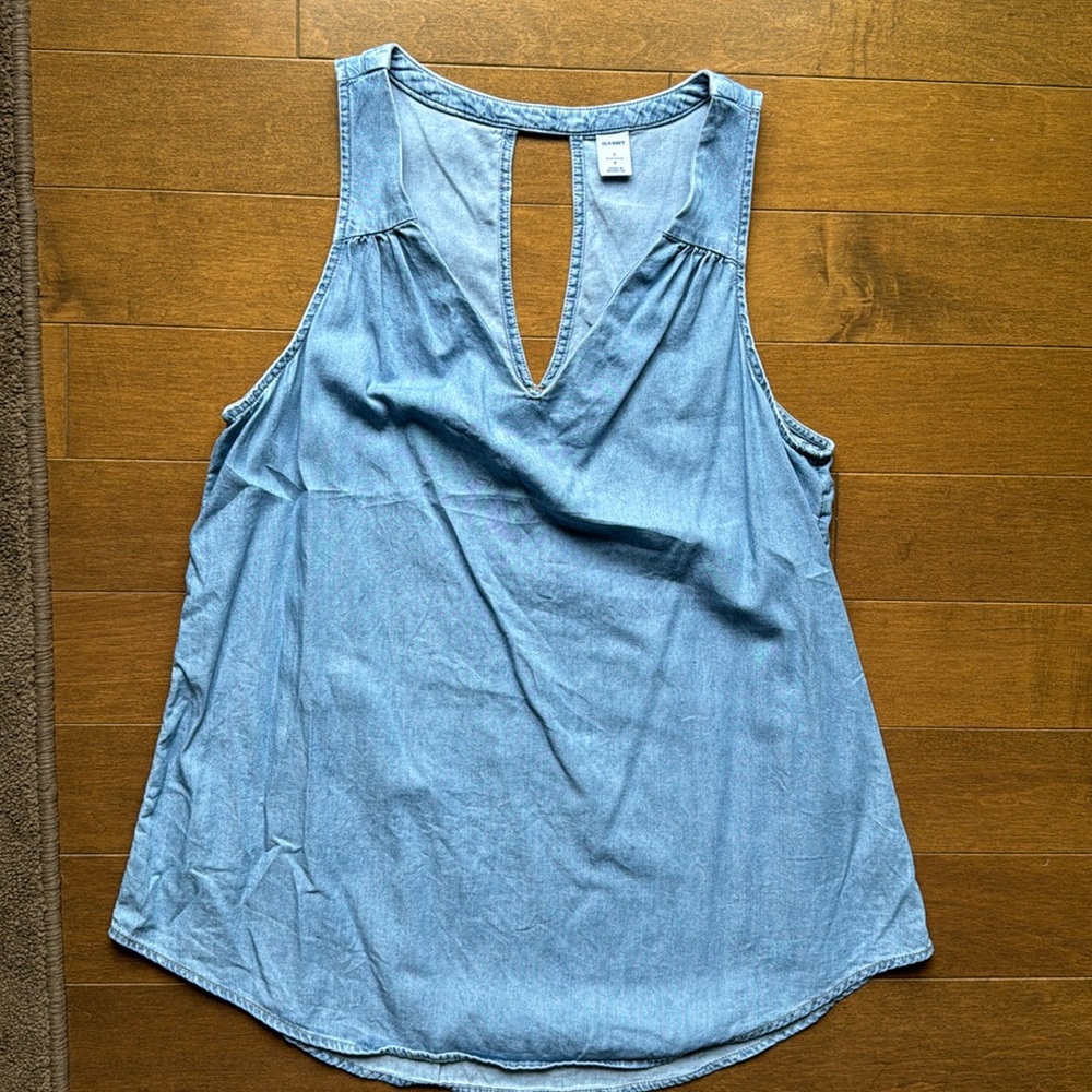 Old Navy Chambray Tank SMALL